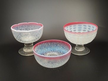 焙り出し氷コップ輪繋ぎ文